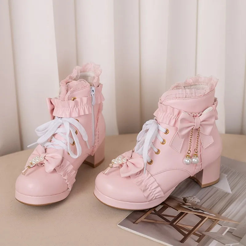 Vintage Inspired Orthopedic Boots