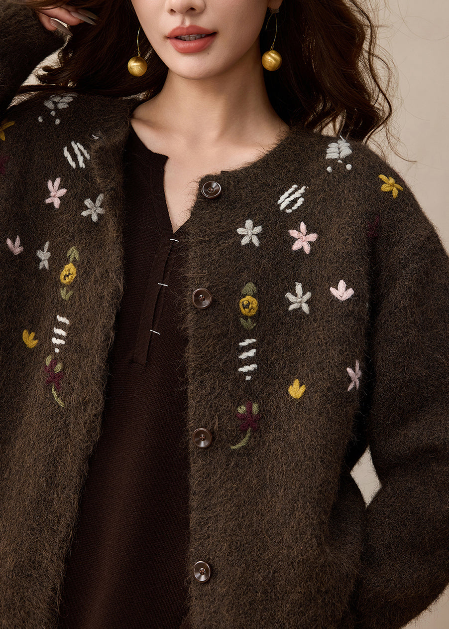 A Vintage Style Cardigan with Delicate Timeless Details