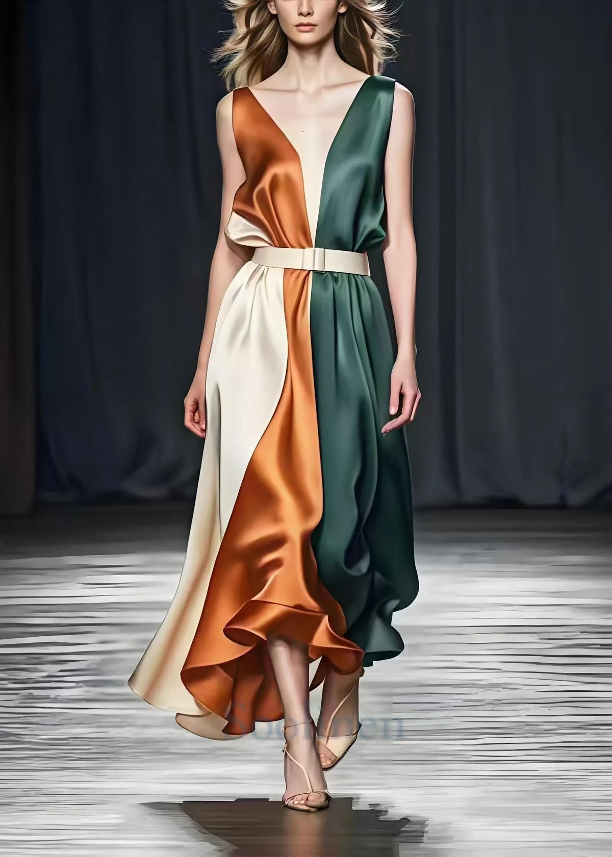 Classic Vintage Dress with a Flattering Fit
