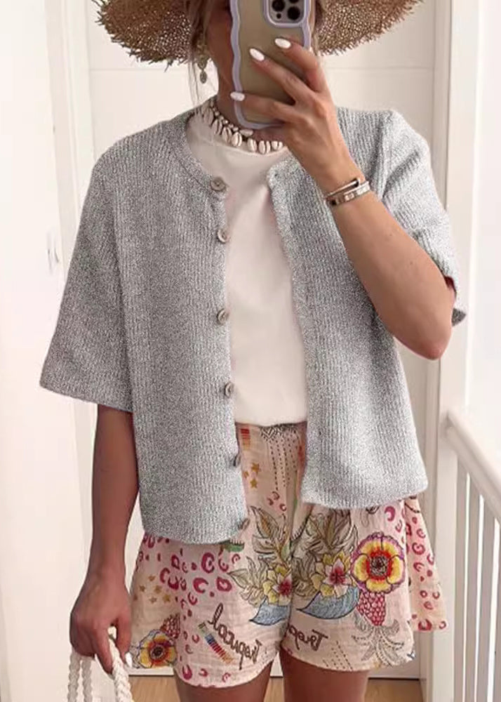 A Vintage Style Cardigan with Delicate Timeless Details