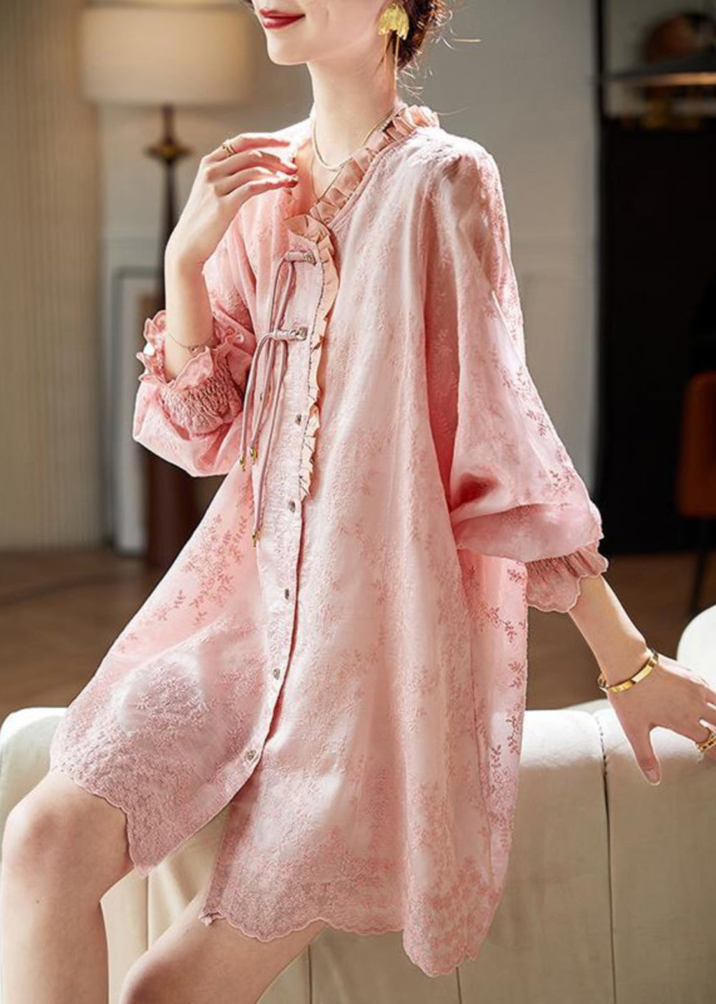 A Vintage Style Dress with Delicate Timeless Details