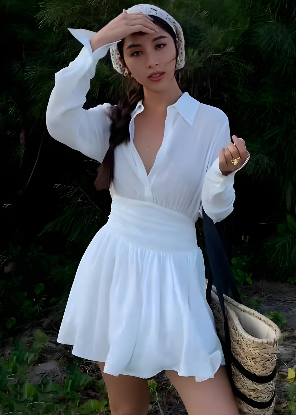 A Vintage Style Shirt with Delicate Timeless Details