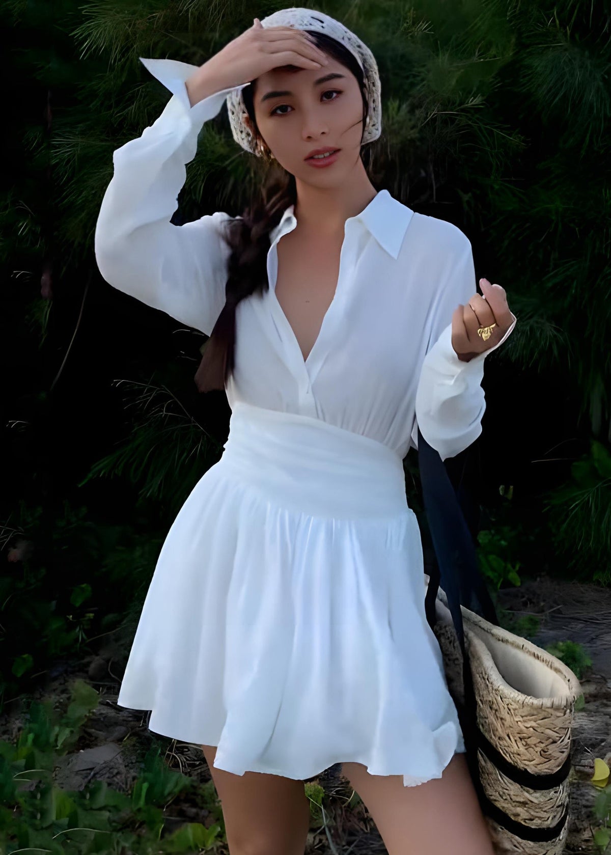 A Vintage Style Shirt with Delicate Timeless Details