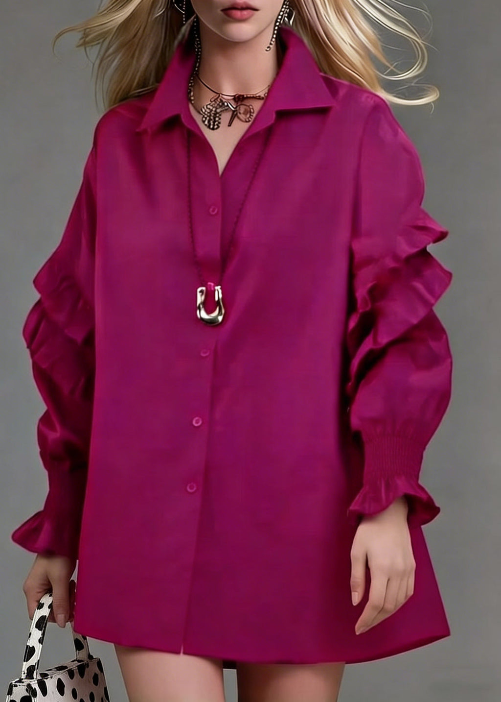 Beautifully Finished Blouse in a Timeless Design