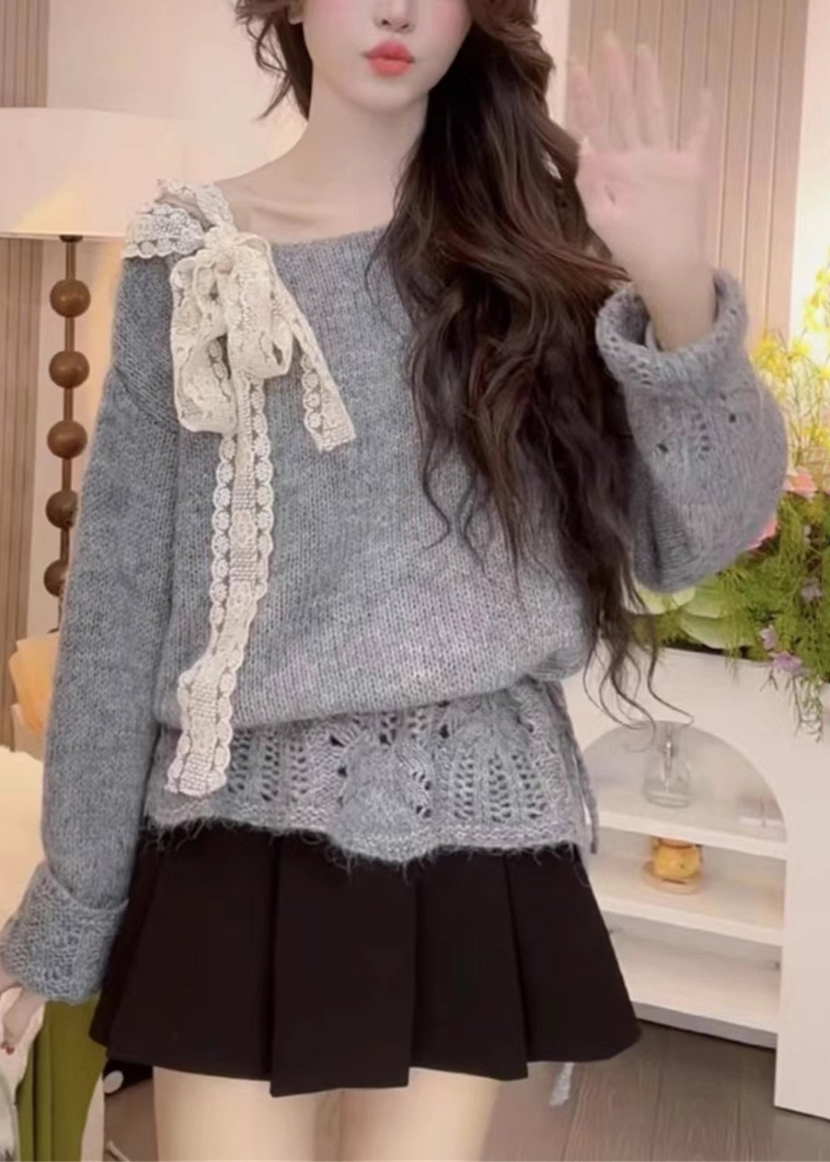 Vintage Inspired Sweater with a Contemporary Edge