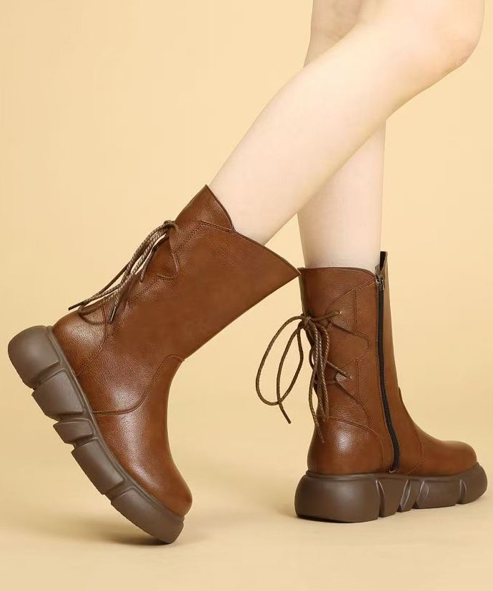 Classic Orthopedic Boots with Timeless Style