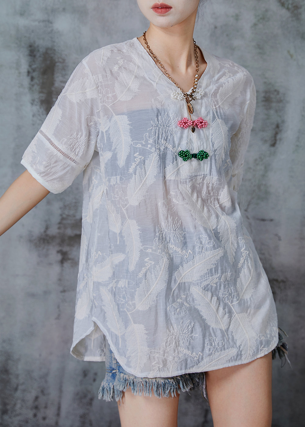 A Vintage Style Shirt with Delicate Timeless Details