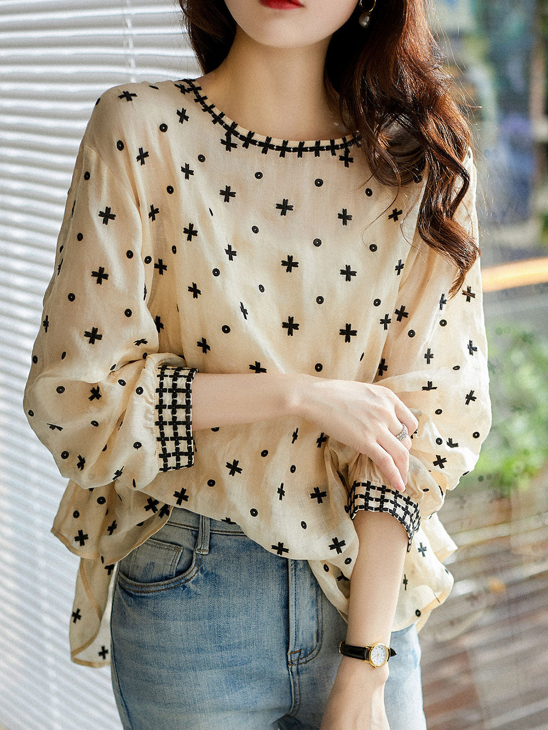 Classic Vintage Top with a Flattering Fit