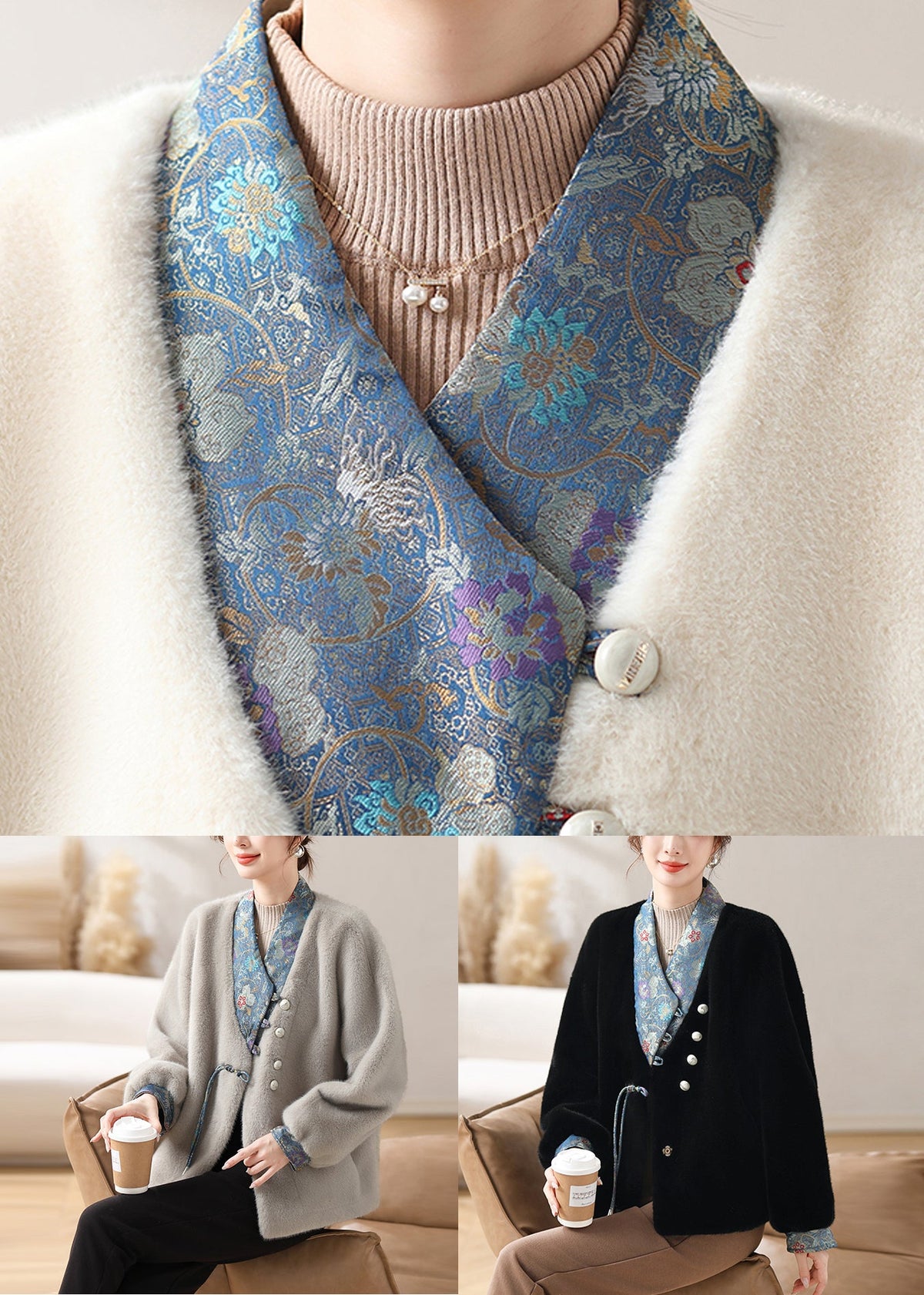 Gracefully Styled Coat for Any Occasion