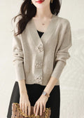 A Vintage Style Cardigan with Delicate Timeless Details