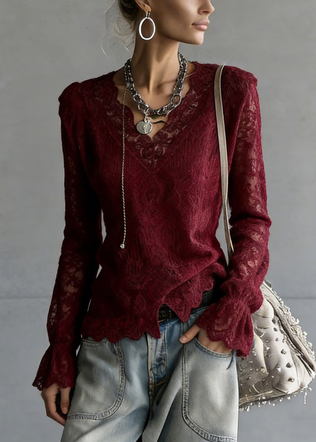 A Vintage Style Top with Delicate Timeless Details