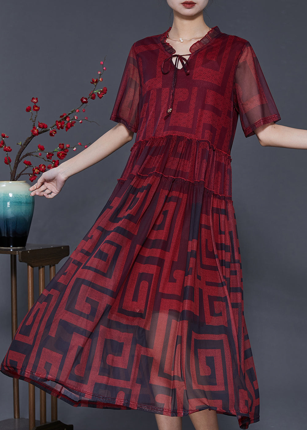 Elegantly Styled Dress for Everyday Wear