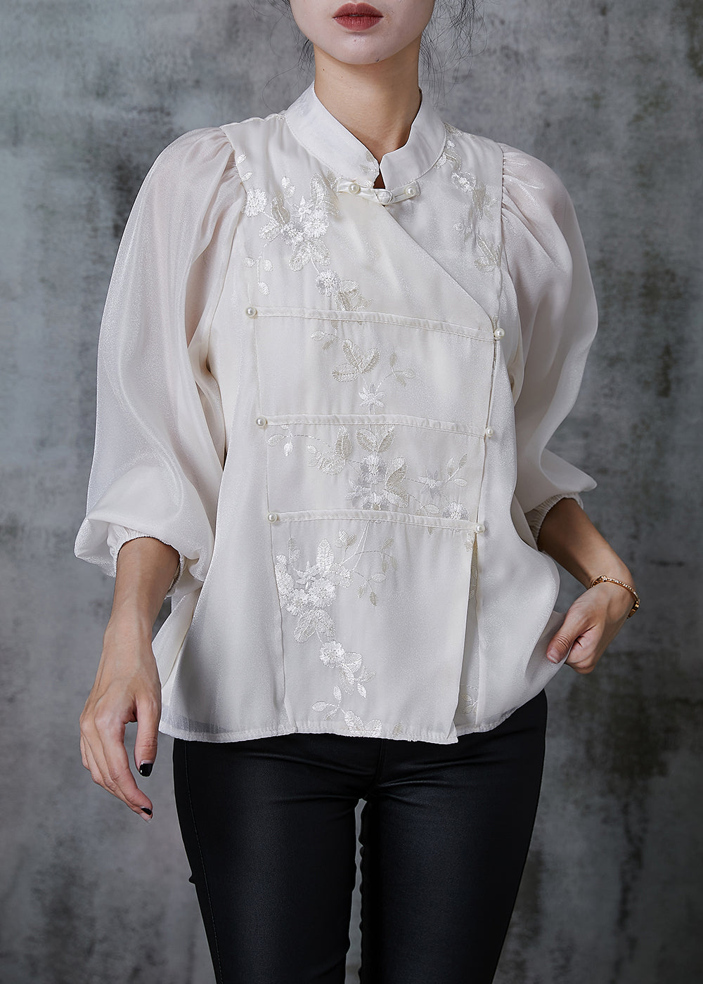 Vintage Inspired Blouse with a Contemporary Edge