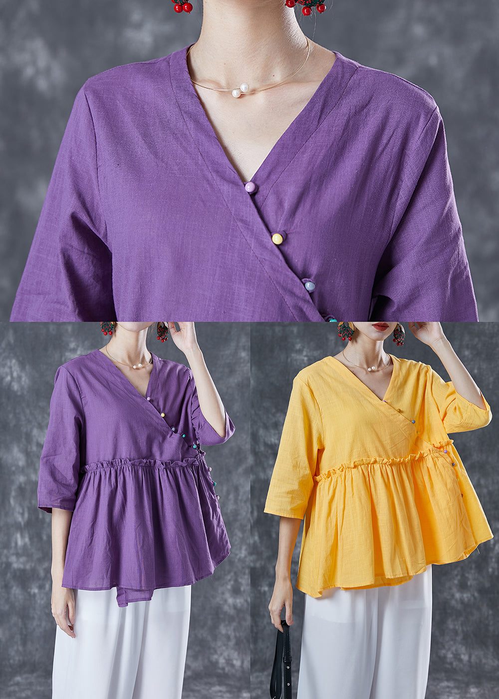 Well Tailored Blouse with a Graceful Silhouette