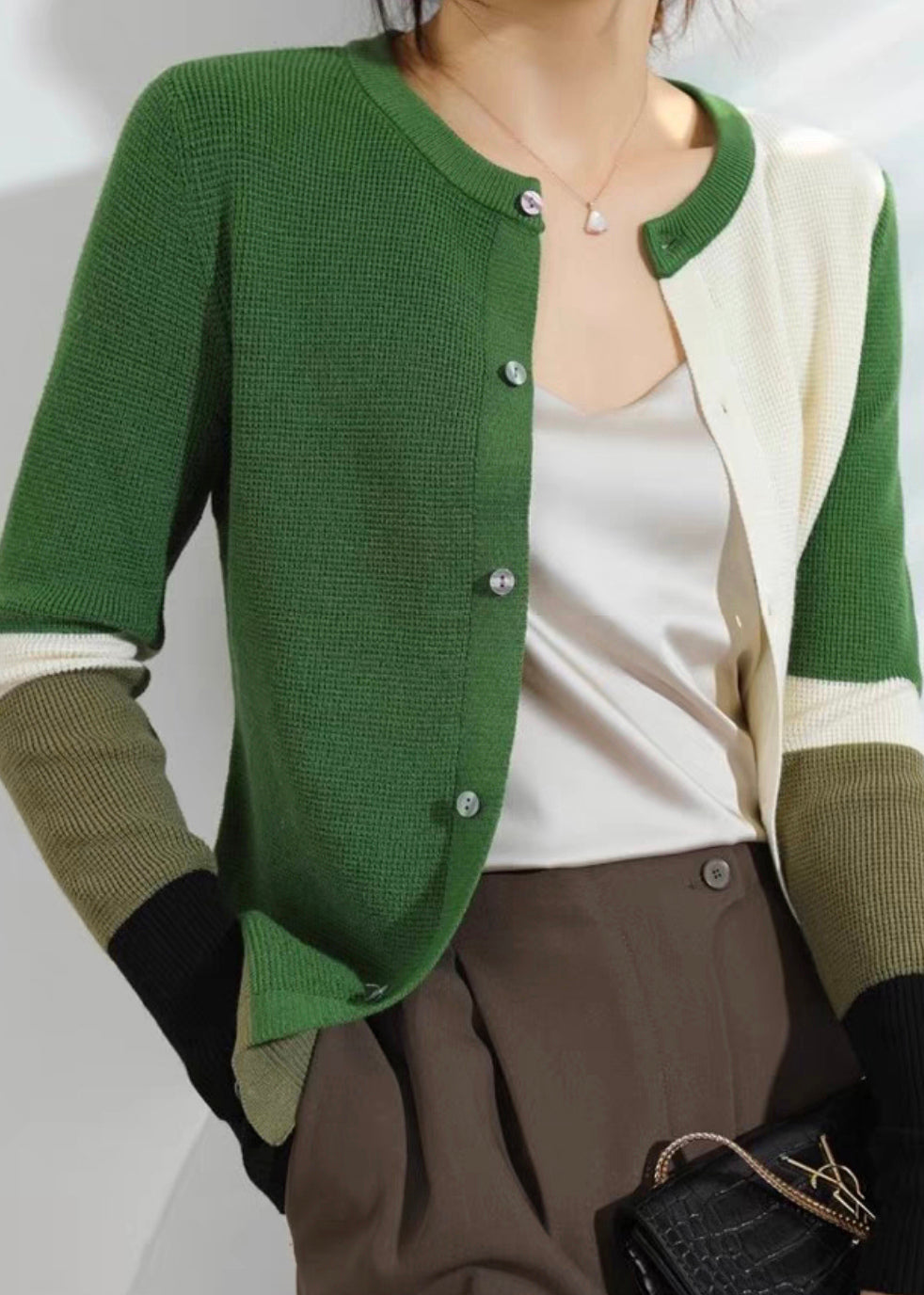 Classic Vintage Cardigan with a Flattering Fit