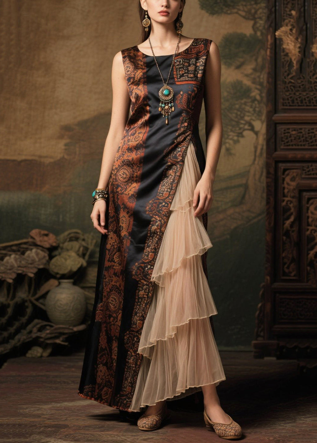 Elegantly Styled Dress for Everyday Wear