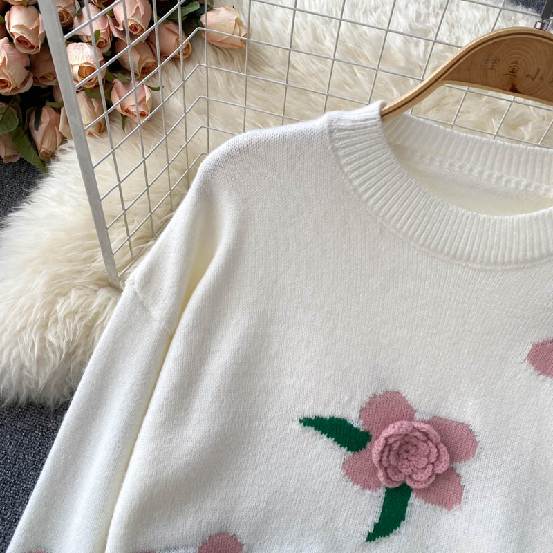 A Vintage Style Sweater with Delicate Timeless Details