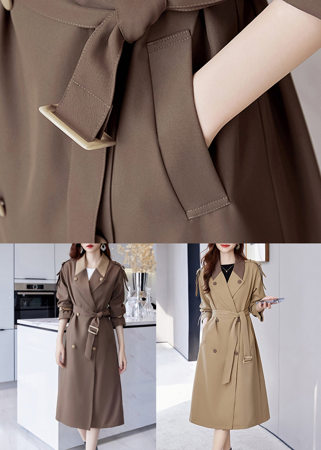 Well Tailored Coat with a Graceful Silhouette