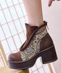Vintage Inspired Orthopedic Boots