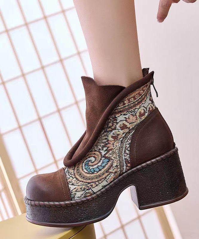 Vintage Inspired Orthopedic Boots