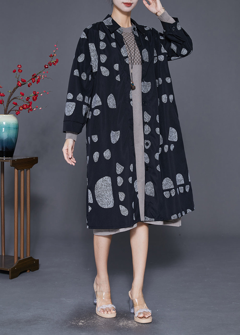 Classic Vintage Coat with a Flattering Fit