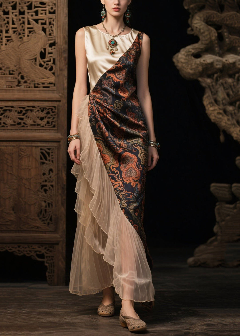 A Vintage Style Dress with Delicate Timeless Details