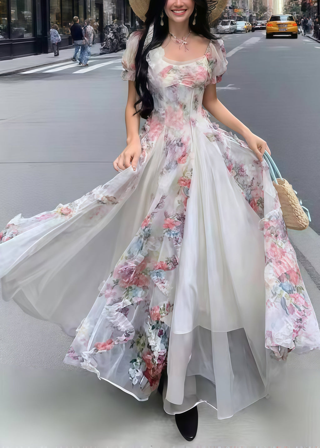 A Vintage Style Dress with Delicate Timeless Details