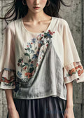 A Vintage Style Blouse with Delicate Timeless Details
