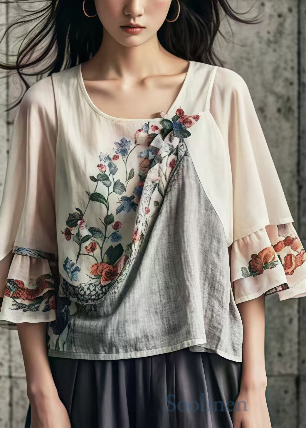 A Vintage Style Blouse with Delicate Timeless Details