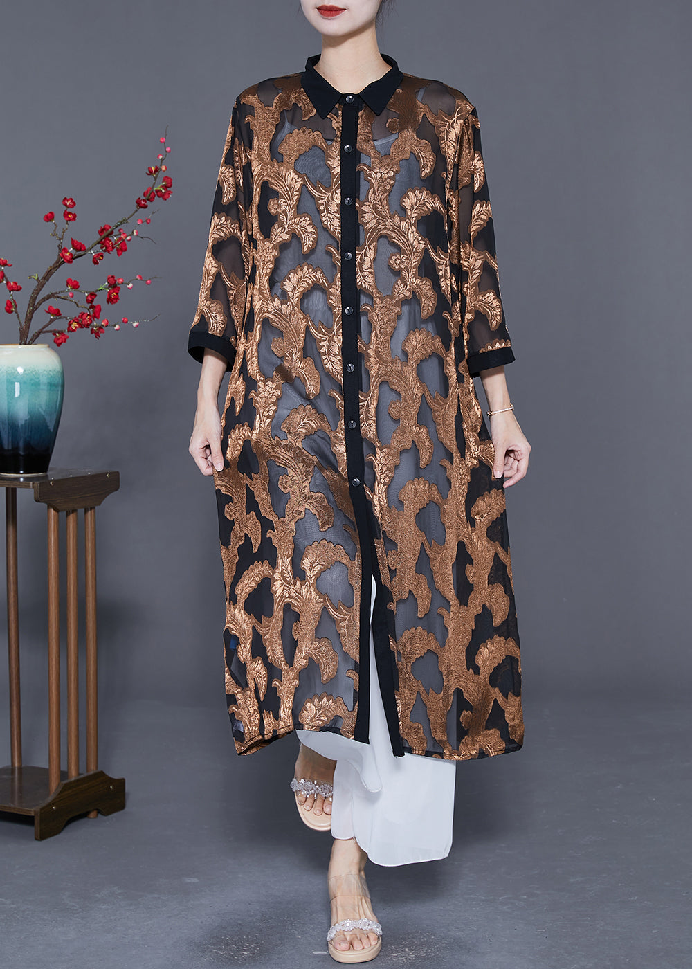 A Vintage Style Cardigan with Delicate Timeless Details