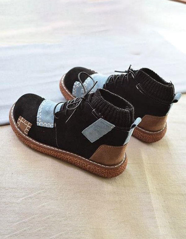 Vintage Inspired Orthopedic Boots