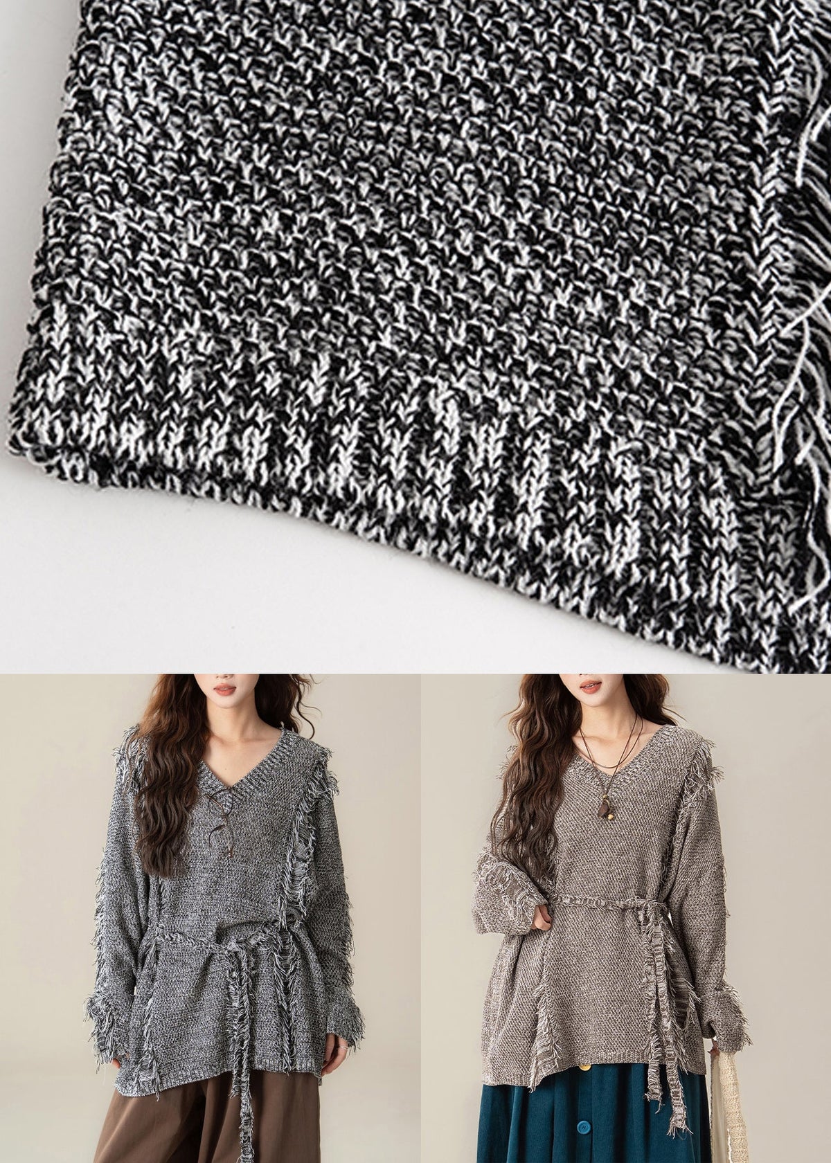 Classic Vintage Sweater with a Flattering Fit