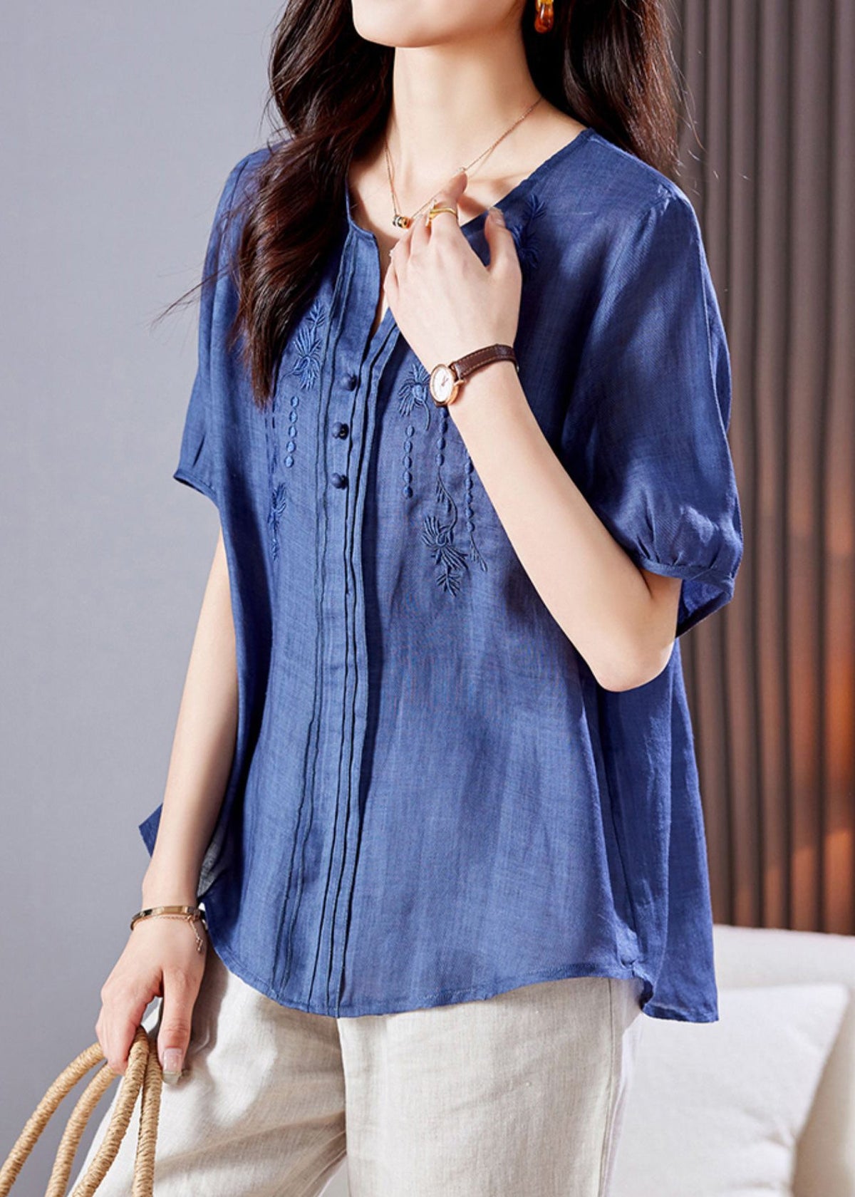 A Vintage Style Top with Delicate Timeless Details