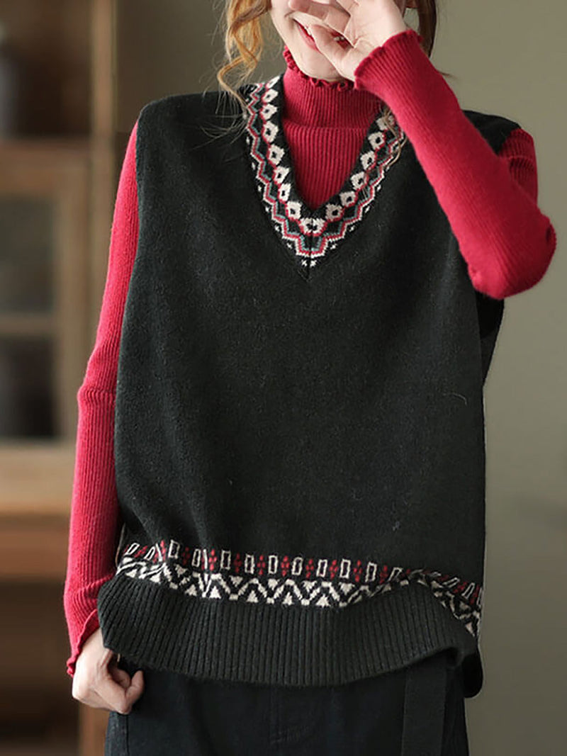 Vintage Inspired Sweater with a Contemporary Edge