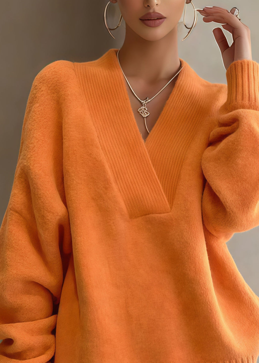 Classic Vintage Sweater with a Flattering Fit