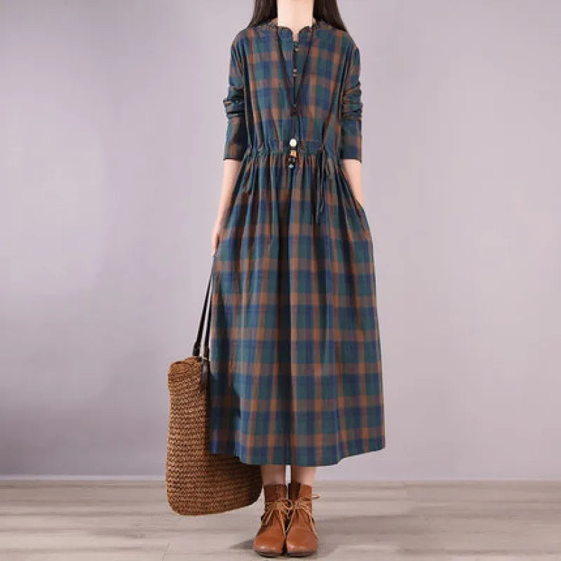 Plus size Red Zip up Striped Vacation Dresses