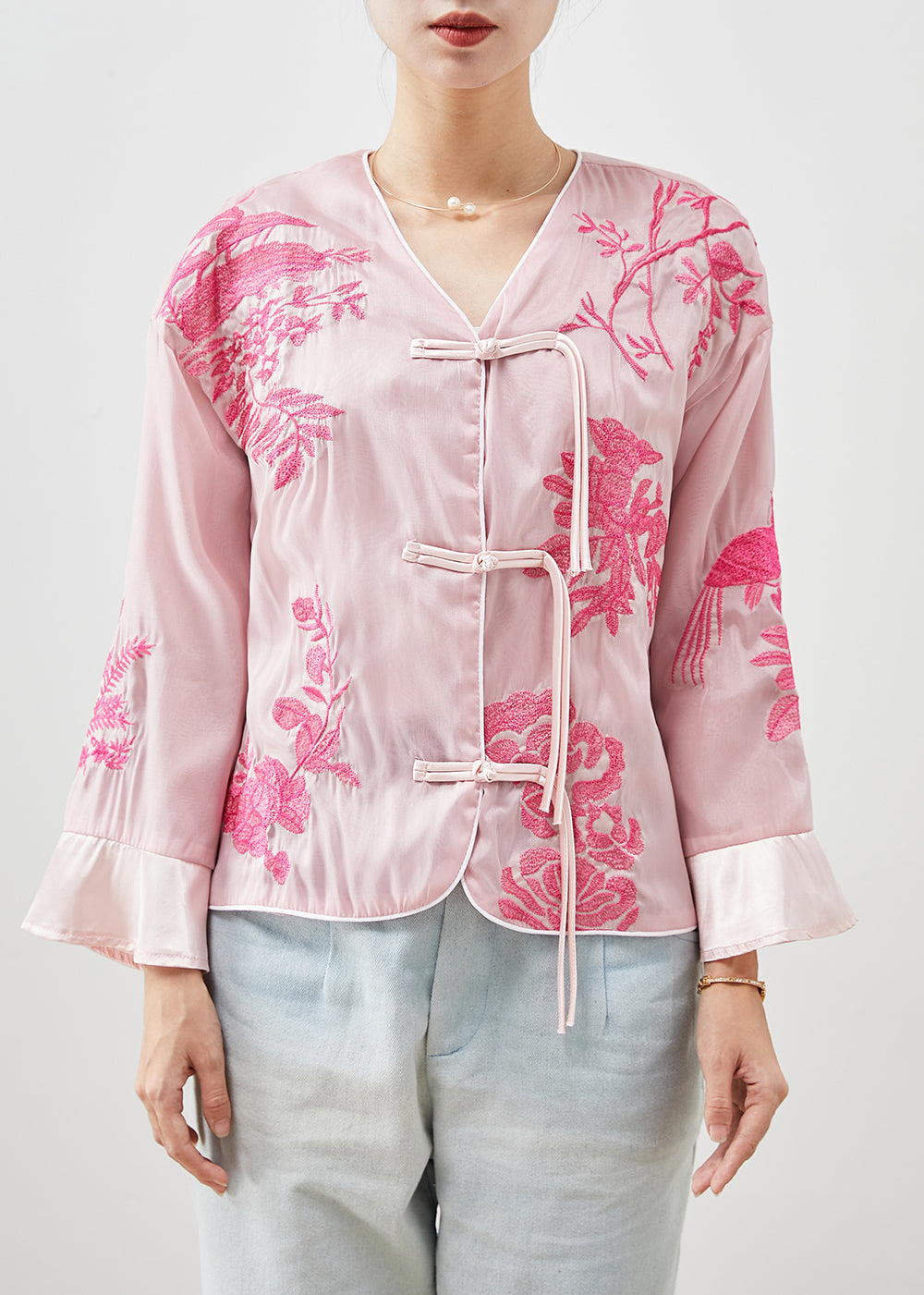 Classic Vintage Blouse with a Flattering Fit