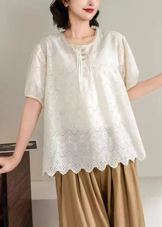 A Vintage Style Top with Delicate Timeless Details