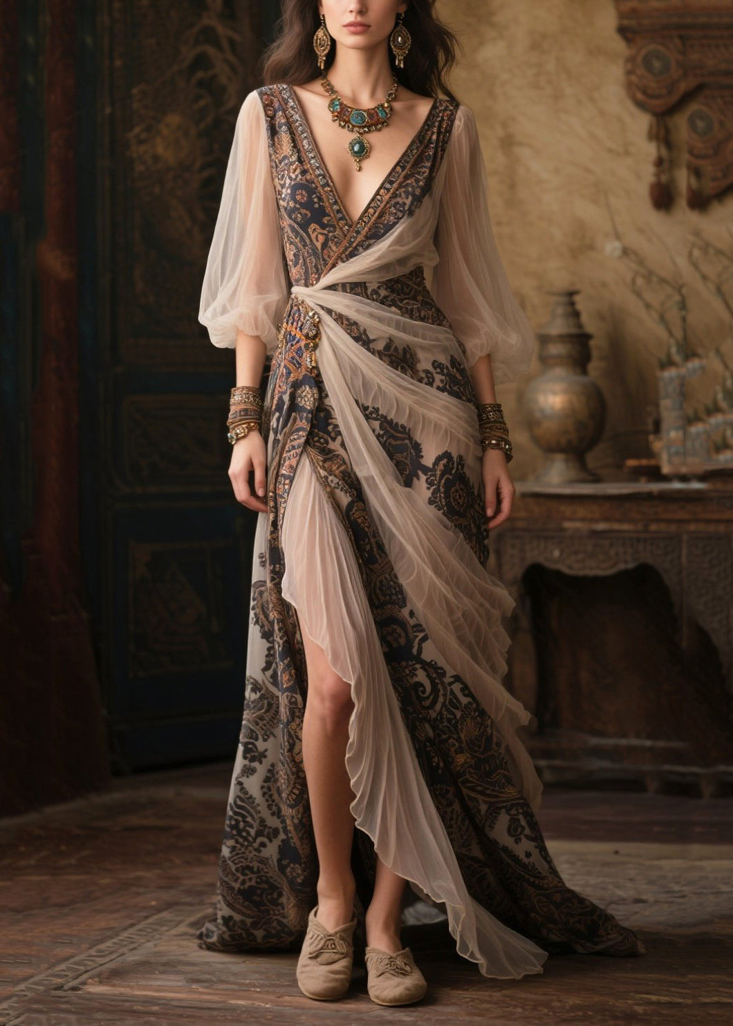 Classic Vintage Dress with a Flattering Fit