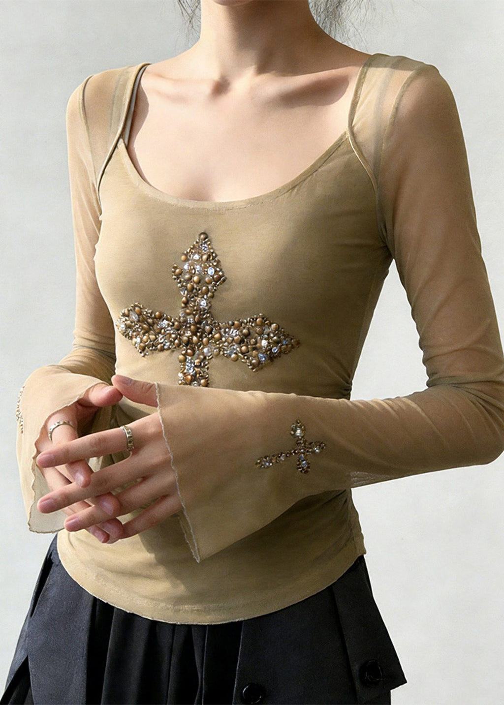 A Vintage Style Blouse with Delicate Timeless Details