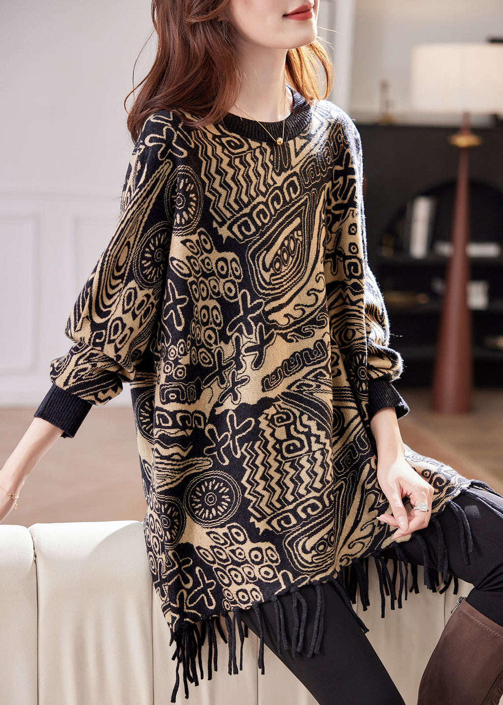 Vintage Inspired Sweater with a Contemporary Edge
