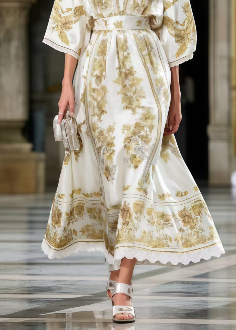 A Vintage Style Dress with Delicate Timeless Details
