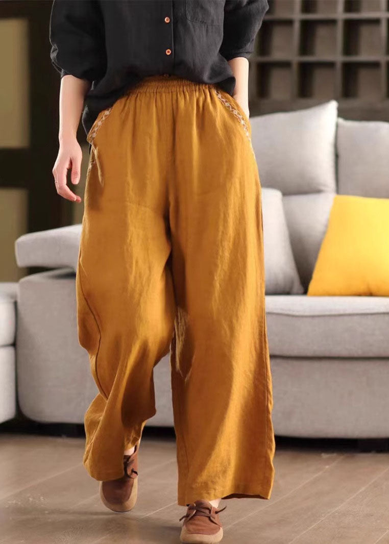 A Vintage Style Pants with Delicate Timeless Details