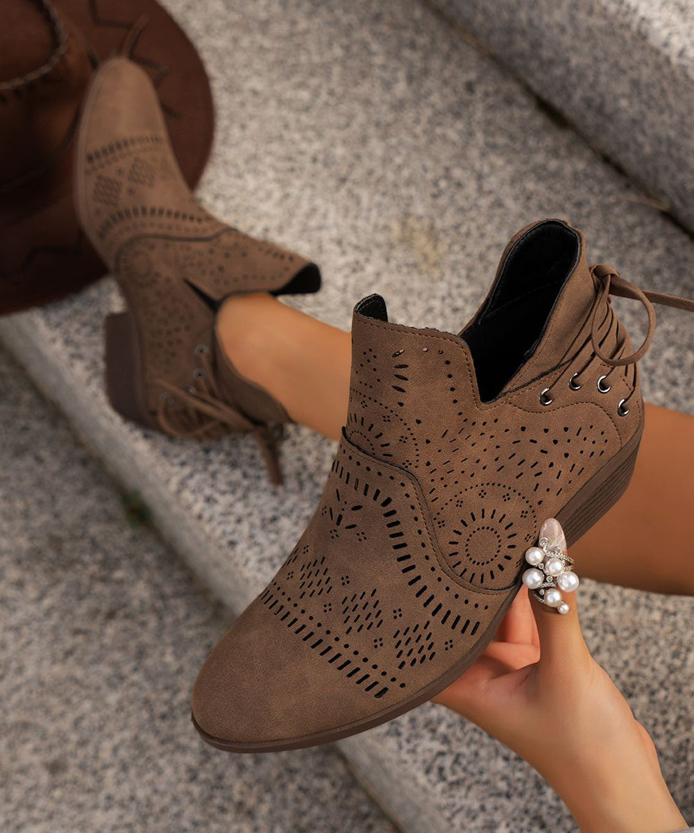 Vintage Inspired Orthopedic Boots