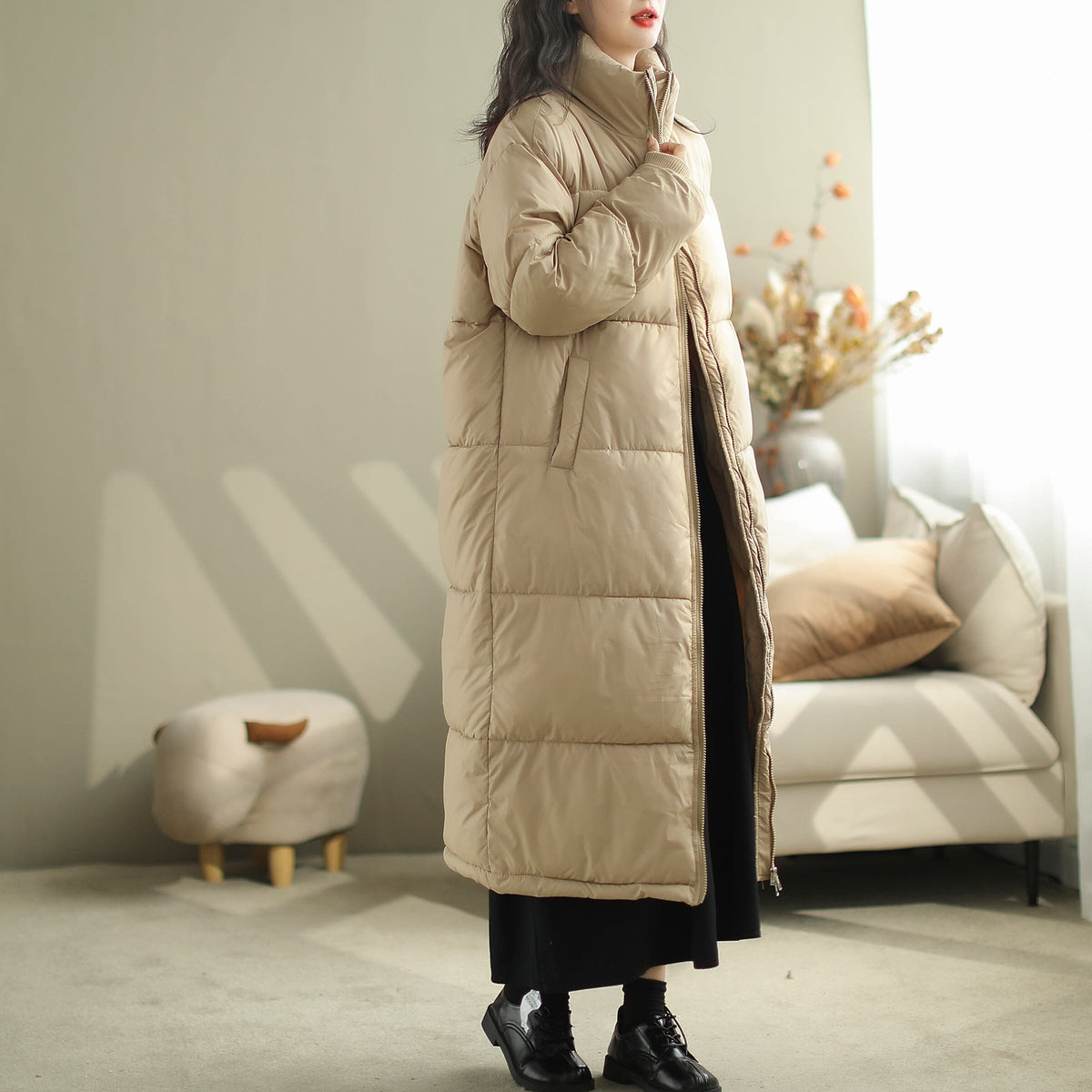 A Vintage Style Coat with Delicate Timeless Details