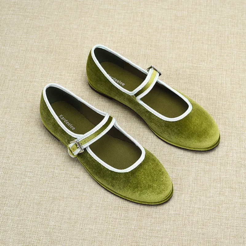 Vintage Inspired Orthopedic Flats
