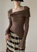A Vintage Style Sweater with Delicate Timeless Details