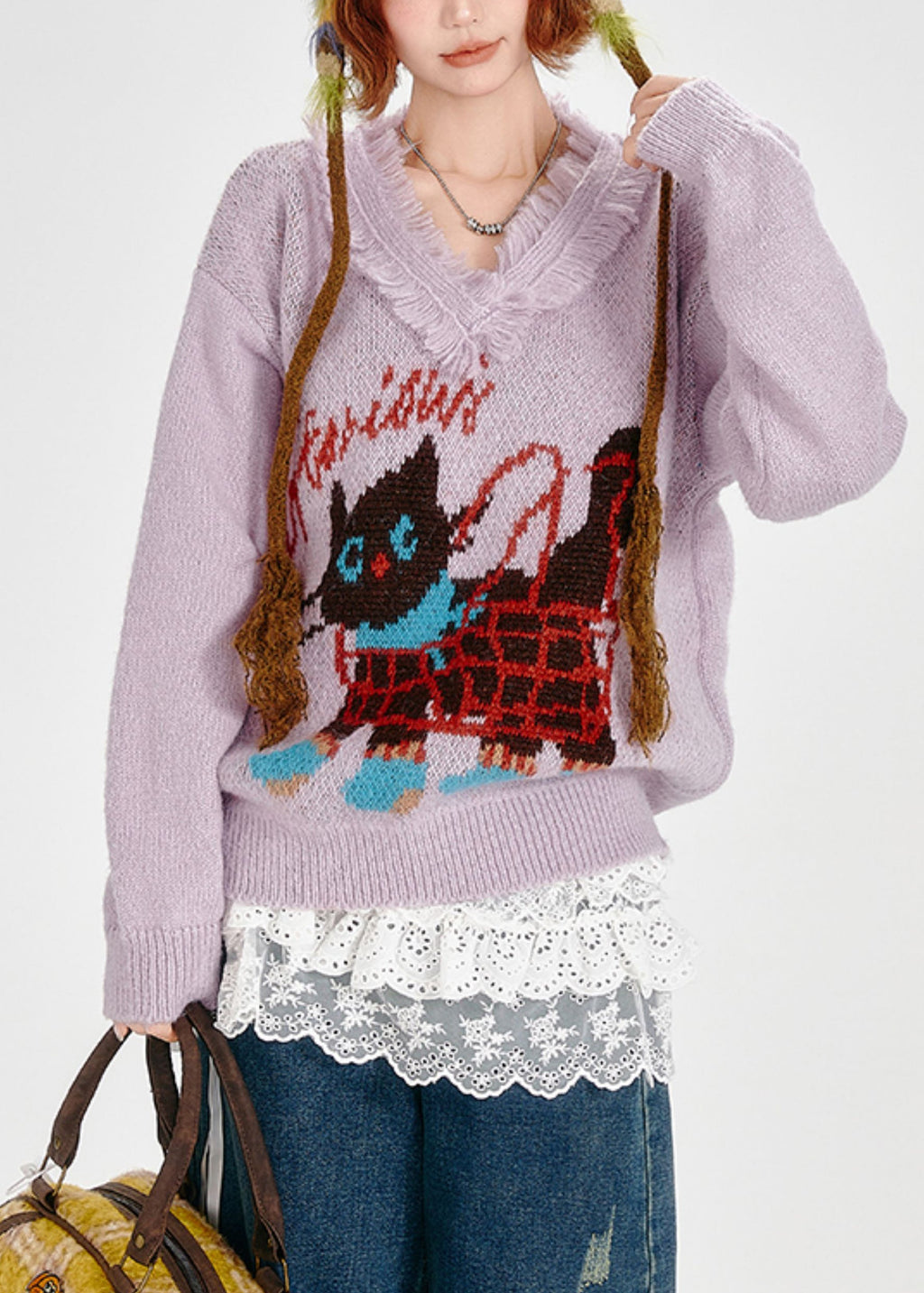 Classic Vintage Sweater with a Flattering Fit