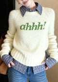 Vintage Inspired Sweater with a Contemporary Edge