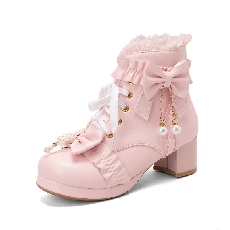 Vintage Inspired Orthopedic Boots